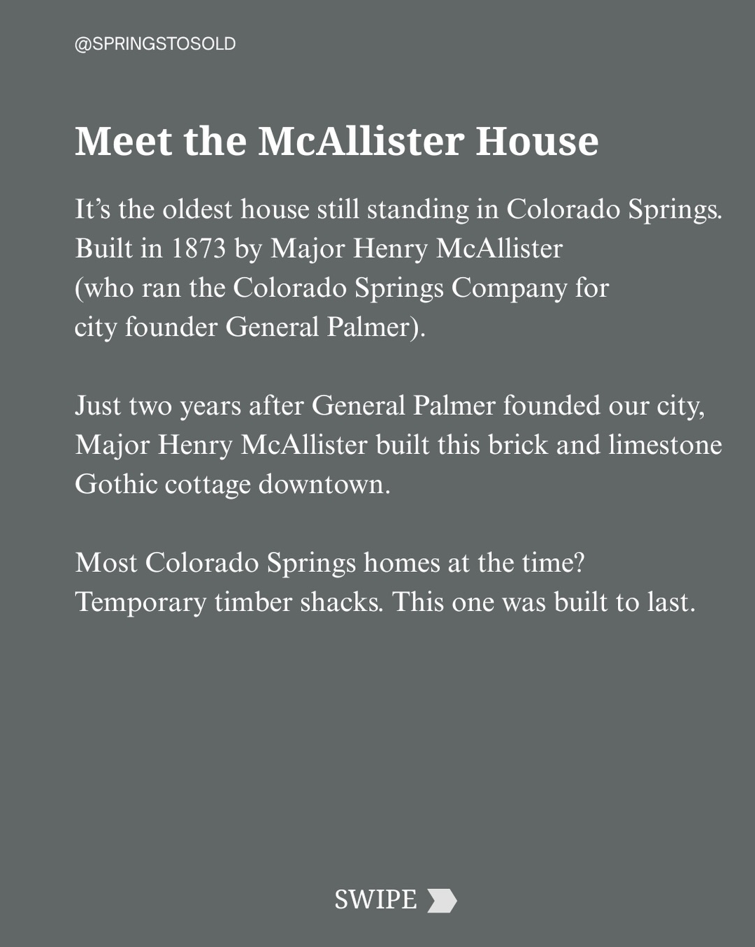 The oldest house still standing in Colorado Springs is right downtown, and it, photo 2