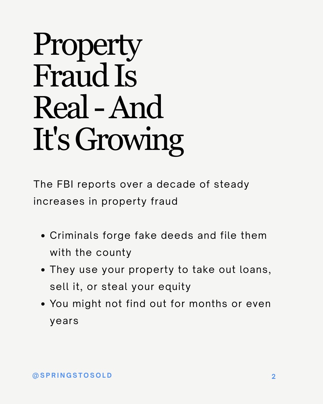 Did you know someone can forge a fake deed to YOUR house, file it with the county, and…, photo 2