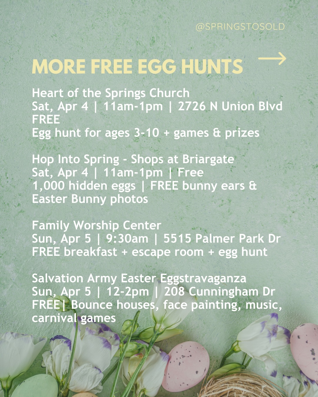 Free egg hunts all over town., photo 3