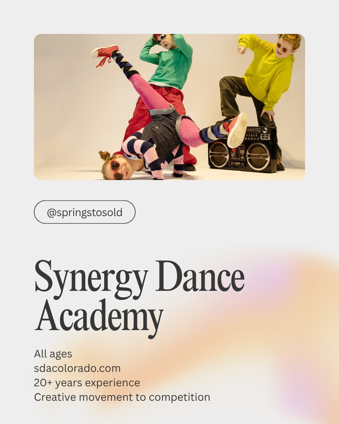 Fall is when Colorado Springs dance studios fill up, so if your kid has been asking,…, photo 5