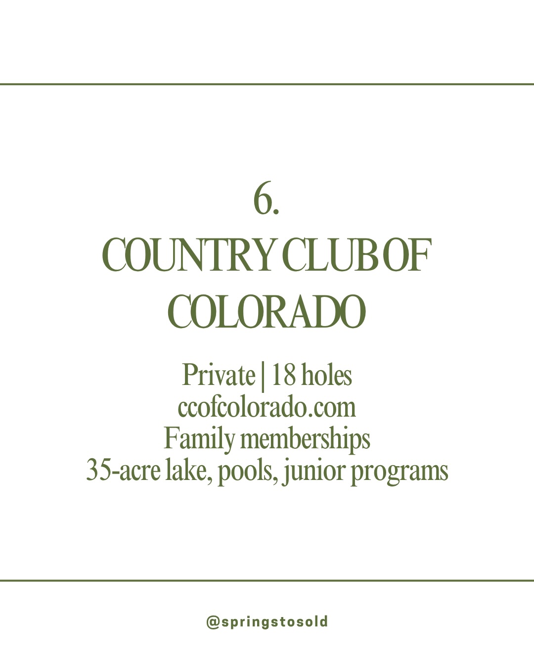 Colorado Springs golf hits different., photo 7