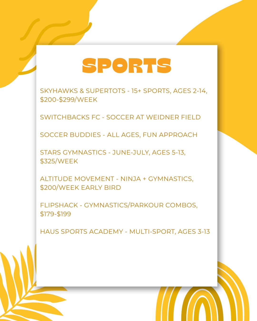 Still piecing together summer camps for the kids?, photo 4