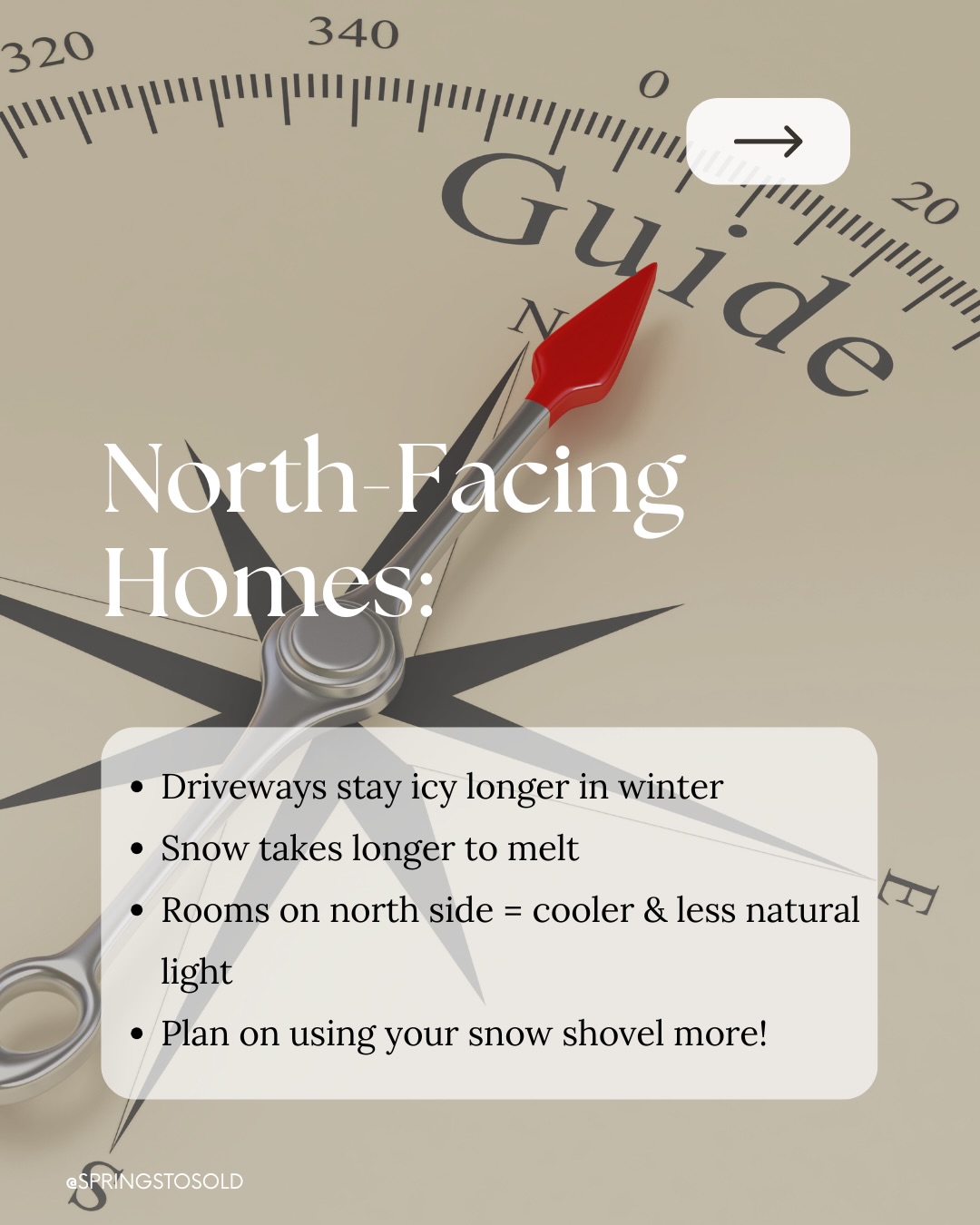 We barely had snow this winter, so house direction might not be on your radar right now., photo 2