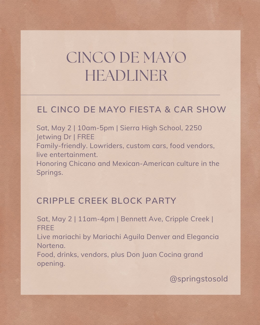 It’s Cinco de Mayo weekend in Colorado Springs!, photo 2