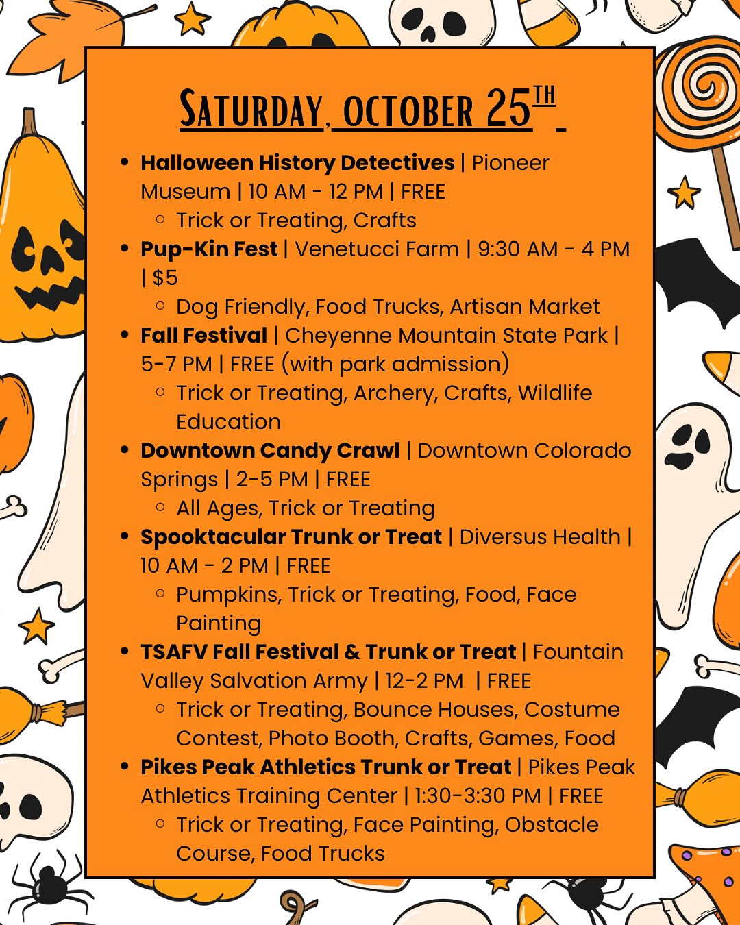 Costumes, treats, and fun filled events around Colorado Springs between now and Halloween!, photo 4