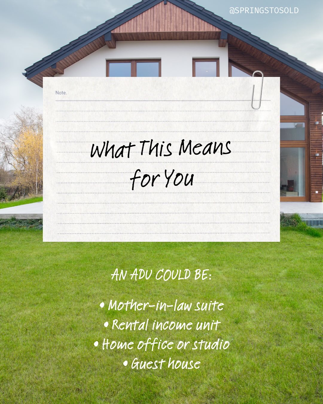 HOAs Can’t Ban ADUs (Accessory Dwelling Units) on single-family properties., photo 5
